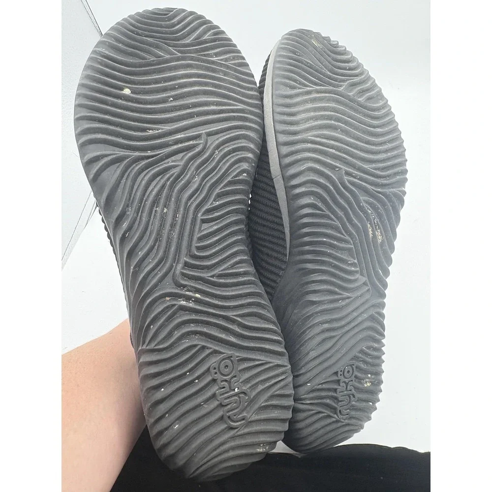 Ryka Shoes Womens Size 9 Black Echo Knit Slip On Walking Sneakers Comfort